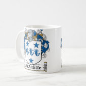 McAuliffe Familienwappen Kaffeetasse (Vorderseite Links)
