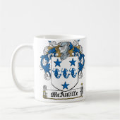 McAuliffe Familienwappen Kaffeetasse (Links)