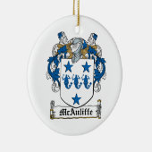 McAuliffe Familienwappen Keramik Ornament (Rechts)