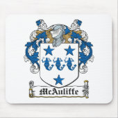 McAuliffe Familienwappen Mousepad (Vorne)
