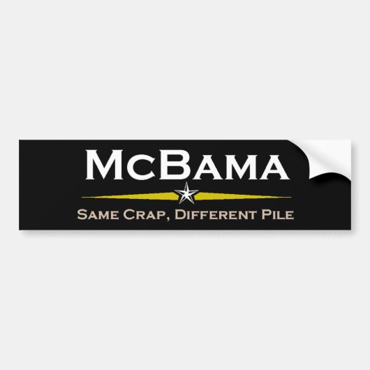 McBama Autoaufkleber (Vorne)