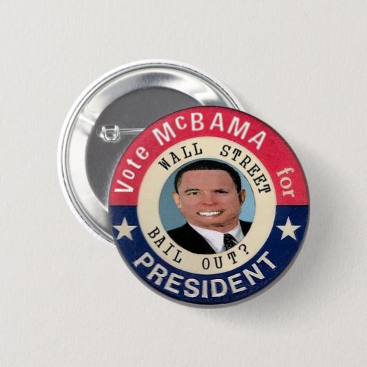 McBama Knopf Button (Vorne & Hinten)