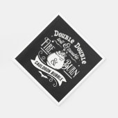 Mcbeth Hexen Rechtschreibtypografie Halloween Serviette (Ecke)