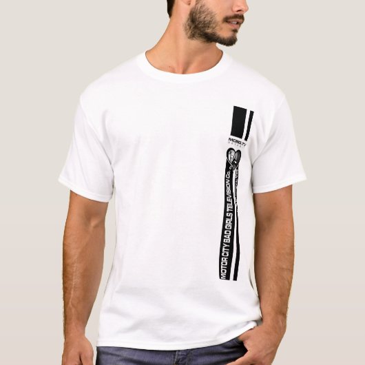 mcbg.tv Radfahrermädchen T-Shirt (Vorderseite)