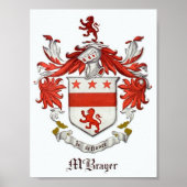 McBrayer Coat of Arms Poster (Vorne)
