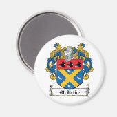 McBride-Familienwappen Magnet (Vorderseite/Rückseite)