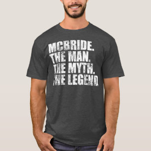 McBride McBride Familienname McBride Nachname Mcbr T-Shirt