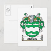 McCabe-Familienwappen Postkarte (Vorne/Hinten)