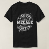 MCCABE Funny Surname Family Tree Birthday Reunion T-Shirt (Design vorne)