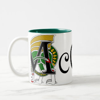 McCabe keltische Drache-Tasse Zweifarbige Tasse