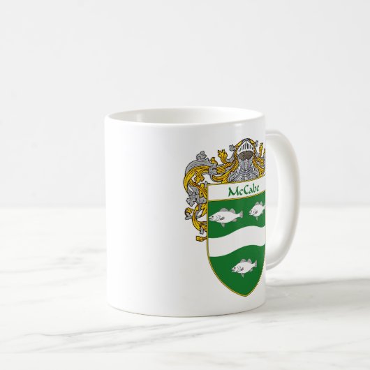 McCabe Wappen (überzogen) Kaffeetasse (VorderseiteRechts)