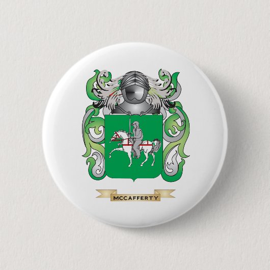 McCafferty Wappen (Familienwappen) Button (Vorderseite)