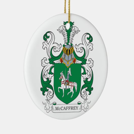 McCaffrey Wappen Keramik Ornament (Rechts)