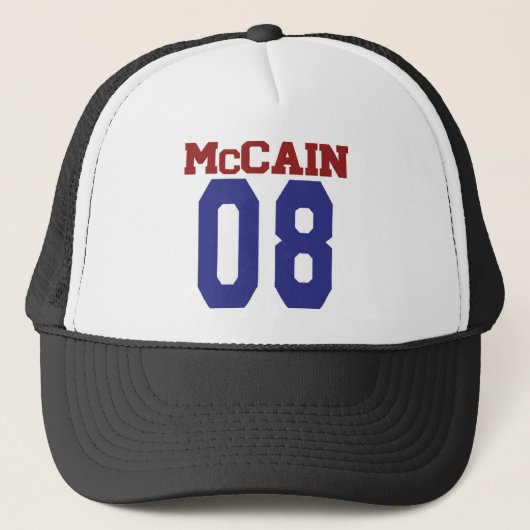 McCain '08 Hut Truckerkappe (Vorderseite)