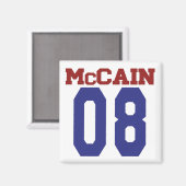 McCain '08 Magnet (Vorderseite/Rückseite)