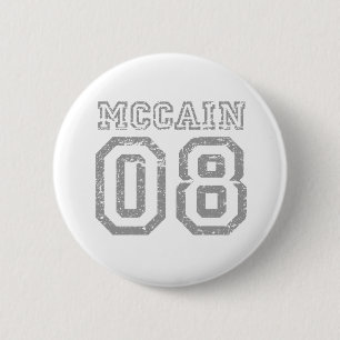 MCCAIN 08 T - SHIRT BUTTON