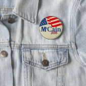 McCain 2008 Flaggen-Knopf Button (Beispiel)