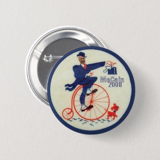 McCain 2008 Knopf Button (Vorne & Hinten)
