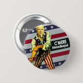 McCain/Ahmadinejad Knopf Button (Vorne & Hinten)