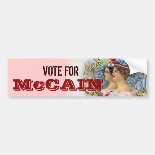 McCain Autoaufkleber (Vorne)