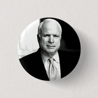 McCain B&W Knopf Button