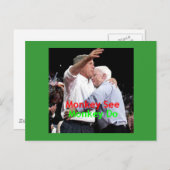 McCain Bush Hug Postcard Postkarte (Vorne/Hinten)