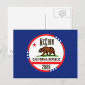 McCain CALIFORNIA Postcard Postkarte (Vorne/Hinten)