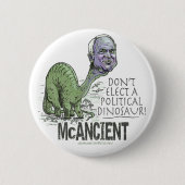McCain Dinosaurier Button (Vorderseite)