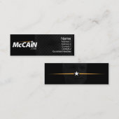 McCain - dünn Mini Visitenkarte (Vorne/Hinten)