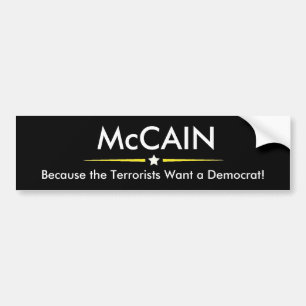 McCAIN für Präsidenten Autoaufkleber