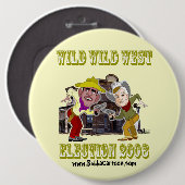 McCain gegen Obama Button - Anpassbar (Vorne & Hinten)