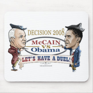 McCain gegen Obama-Duell Mousepad