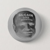 McCain geht Knopf negativer Button (Vorderseite)