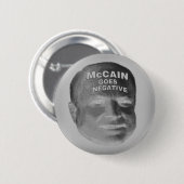 McCain geht Knopf negativer Button (Vorne & Hinten)