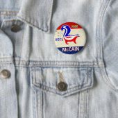 McCain GOP-Stinktier-Knopf Button (Beispiel)