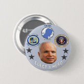 McCain Held-Knopf Button (Vorne & Hinten)