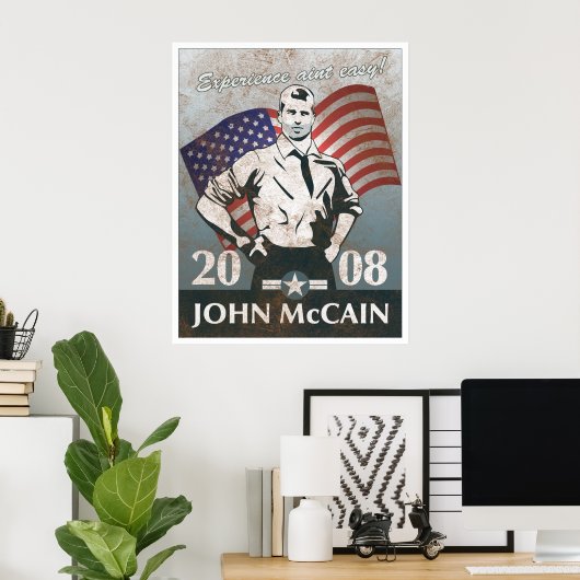McCain Hero Vintage Poster (Heimbüro)