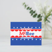 McCain Huckabee McBEE Postcard Postkarte (Stehend Vorderseite)