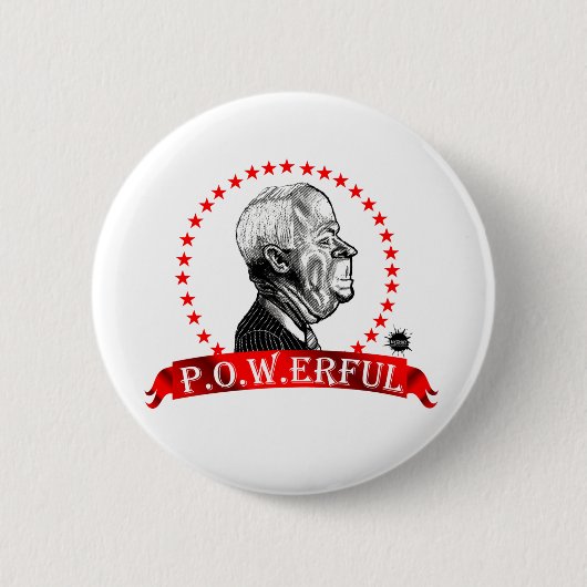 McCain KRIEGSGEFANGEN Button (Vorderseite)
