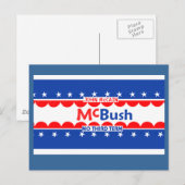 McCain McBUSH Postcard Postkarte (Vorne/Hinten)