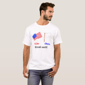 McCain oder Obama. Genug sagten! T-Shirt (Vorne ganz)