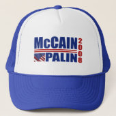 McCain Palin2008 Hüte Truckerkappe (Vorderseite)