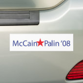 MCCAIN-PALIN '08 AUTOAUFKLEBER (Auf Auto)
