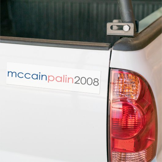 McCain Palin 2008 Autoaufkleber (Auf Lkw)