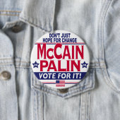 McCain Palin 2008 Button (Beispiel)