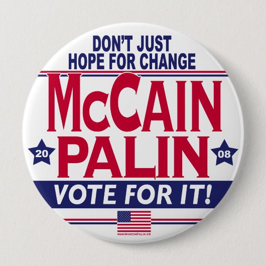 McCain Palin 2008 Button (Vorderseite)