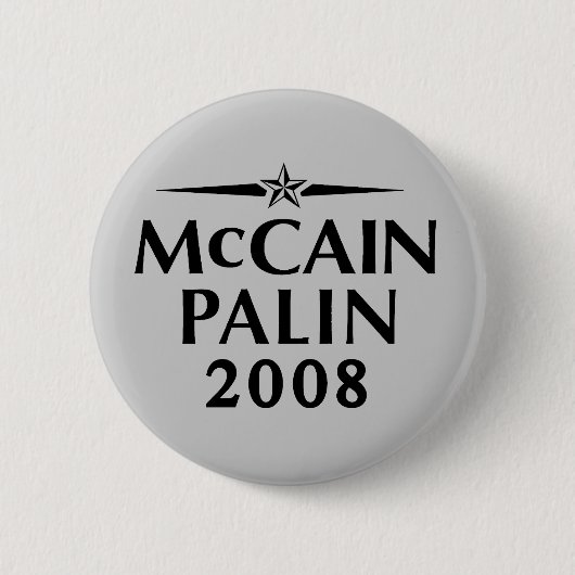 McCain Palin 2008 Knopf Button (Vorderseite)