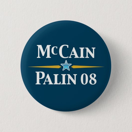 McCain Palin 2008 Knopf Button (Vorderseite)