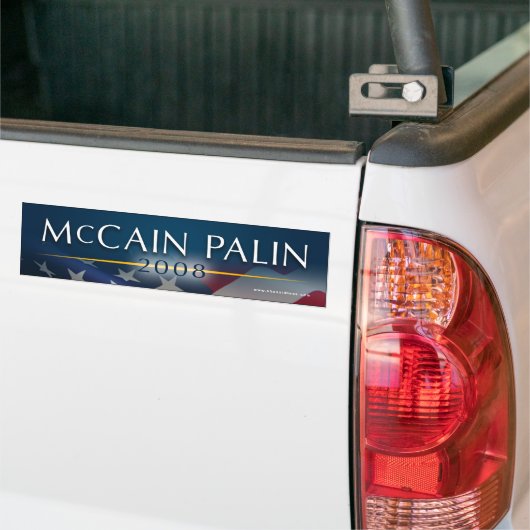 McCain Palin Autoaufkleber 2008 (Auf Lkw)