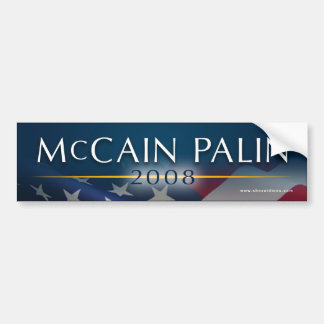 McCain Palin Autoaufkleber 2008